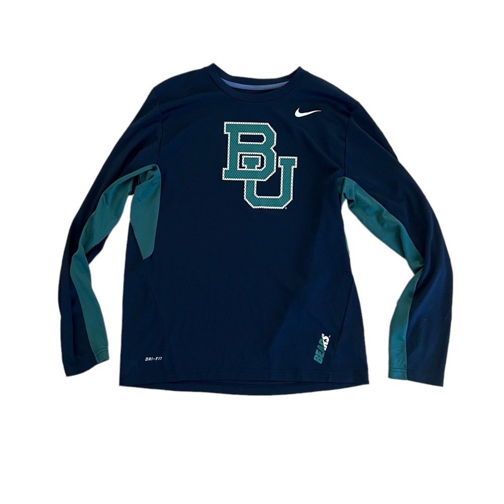 Nike dry fit tee Baylor university L